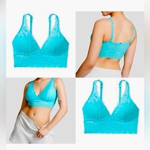 PINK by VICTORIA”S SECRET LACE LIGHTLY LINED PLUNGE BRALETTE NWOT